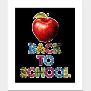 Back To School Apple For Teacher Posters and Art